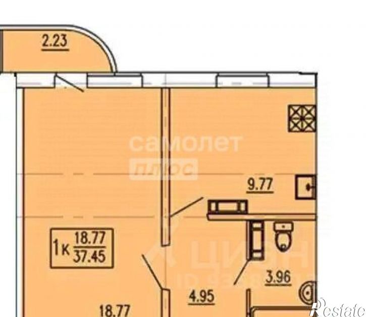 1-комн квартира улица Домостроителей, 5,  д. 5