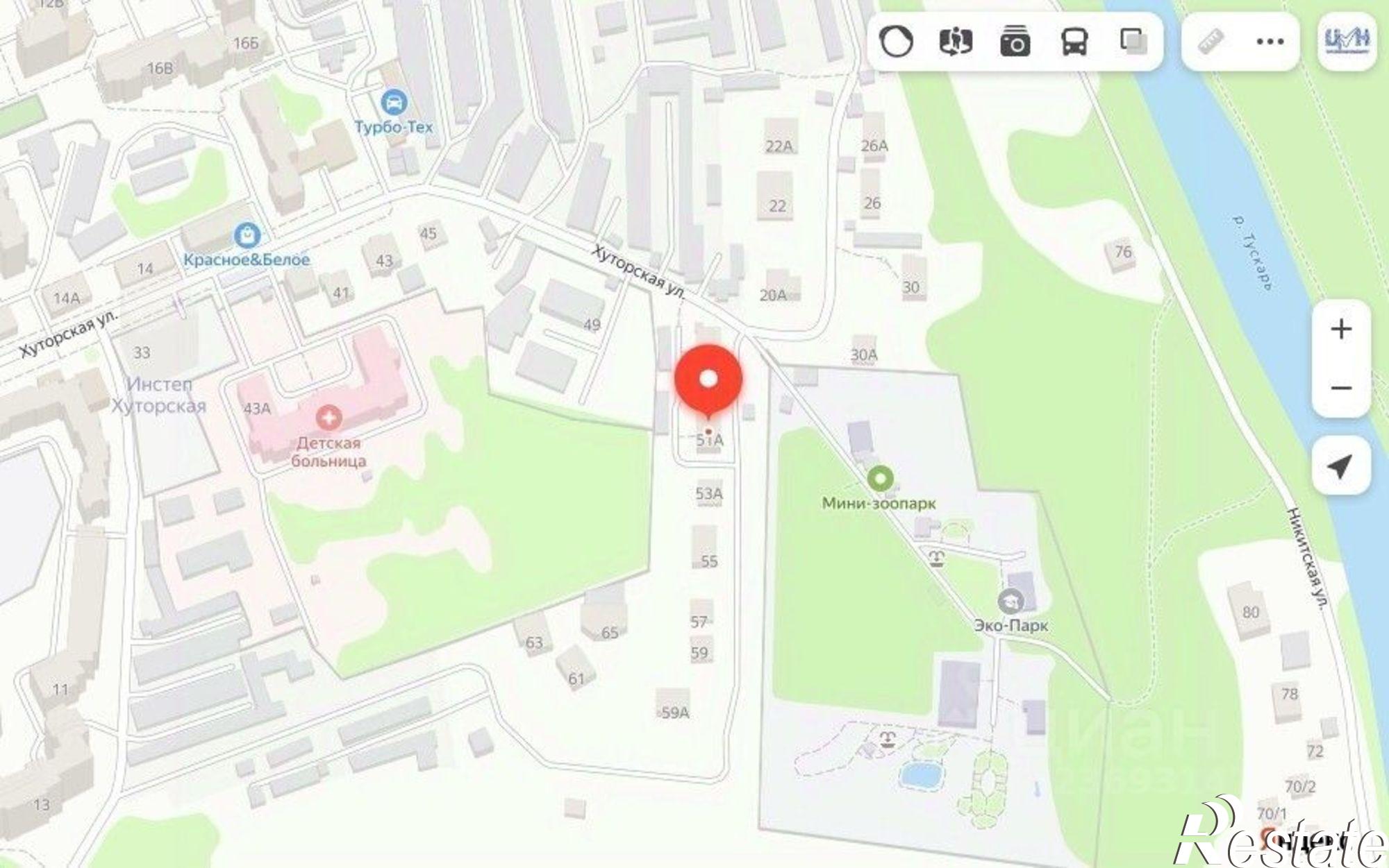 Купить квартиру за 5 000 000 рублей на ул Хуторская, 51А