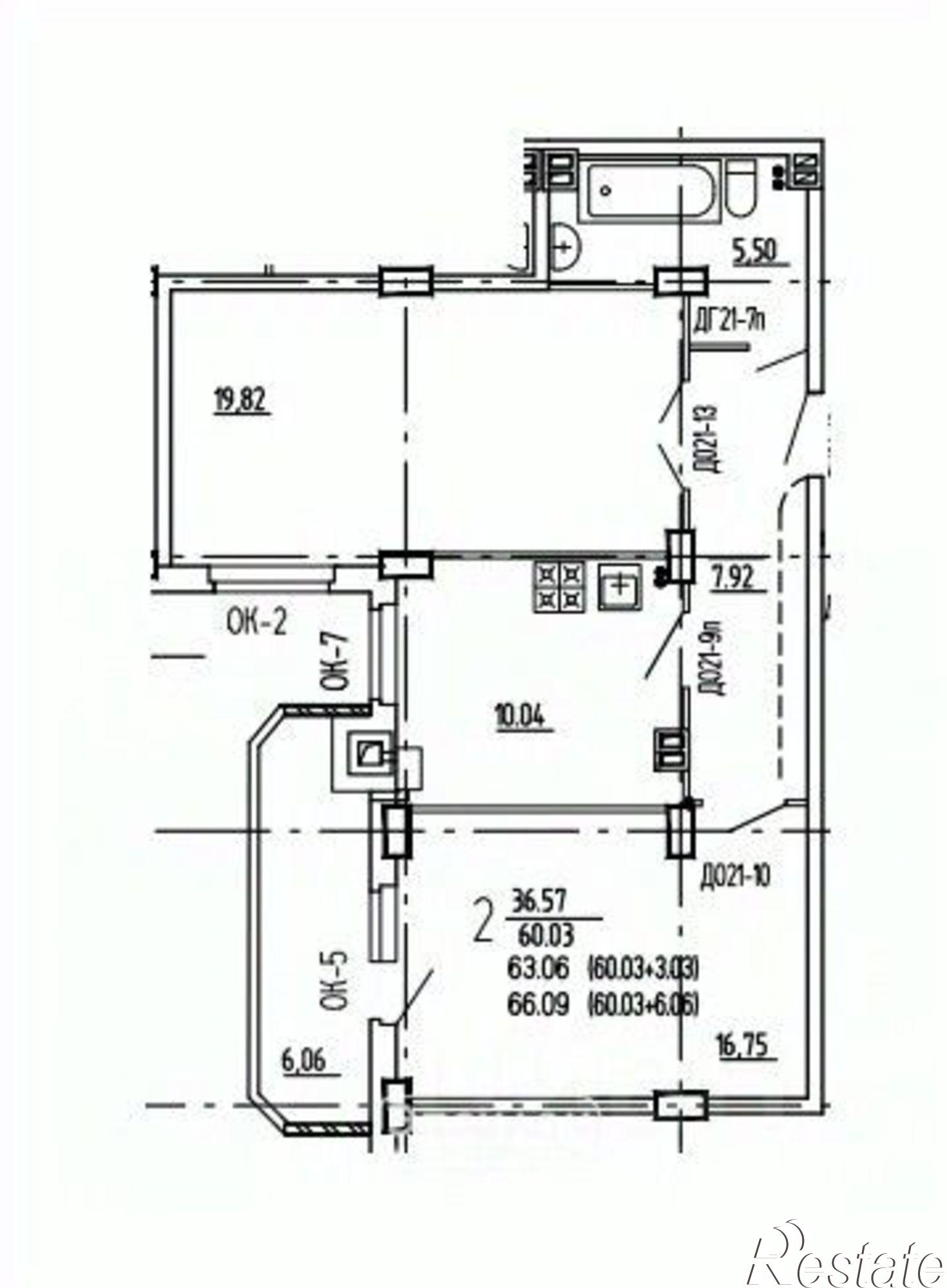 Купить квартиру за 6 940 500 рублей на 2-я Агрегатная улица, 57