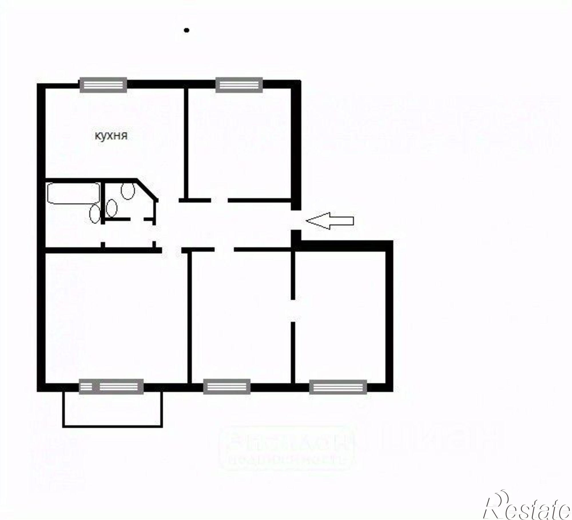 Купить квартиру за 9 850 000 рублей на улица Радищева, 8