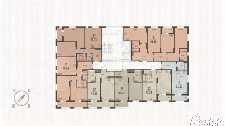 2-комн квартира в новом доме ул Карла Маркса, 69Д,  д. 69Д