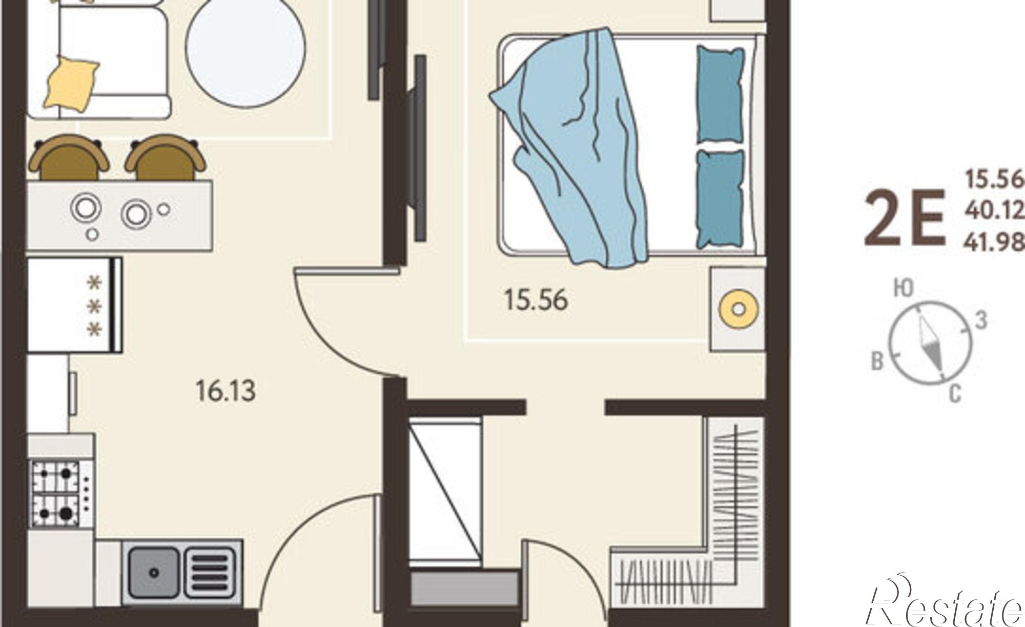 Купить квартиру за 6 842 740 рублей на улица Энгельса, 115