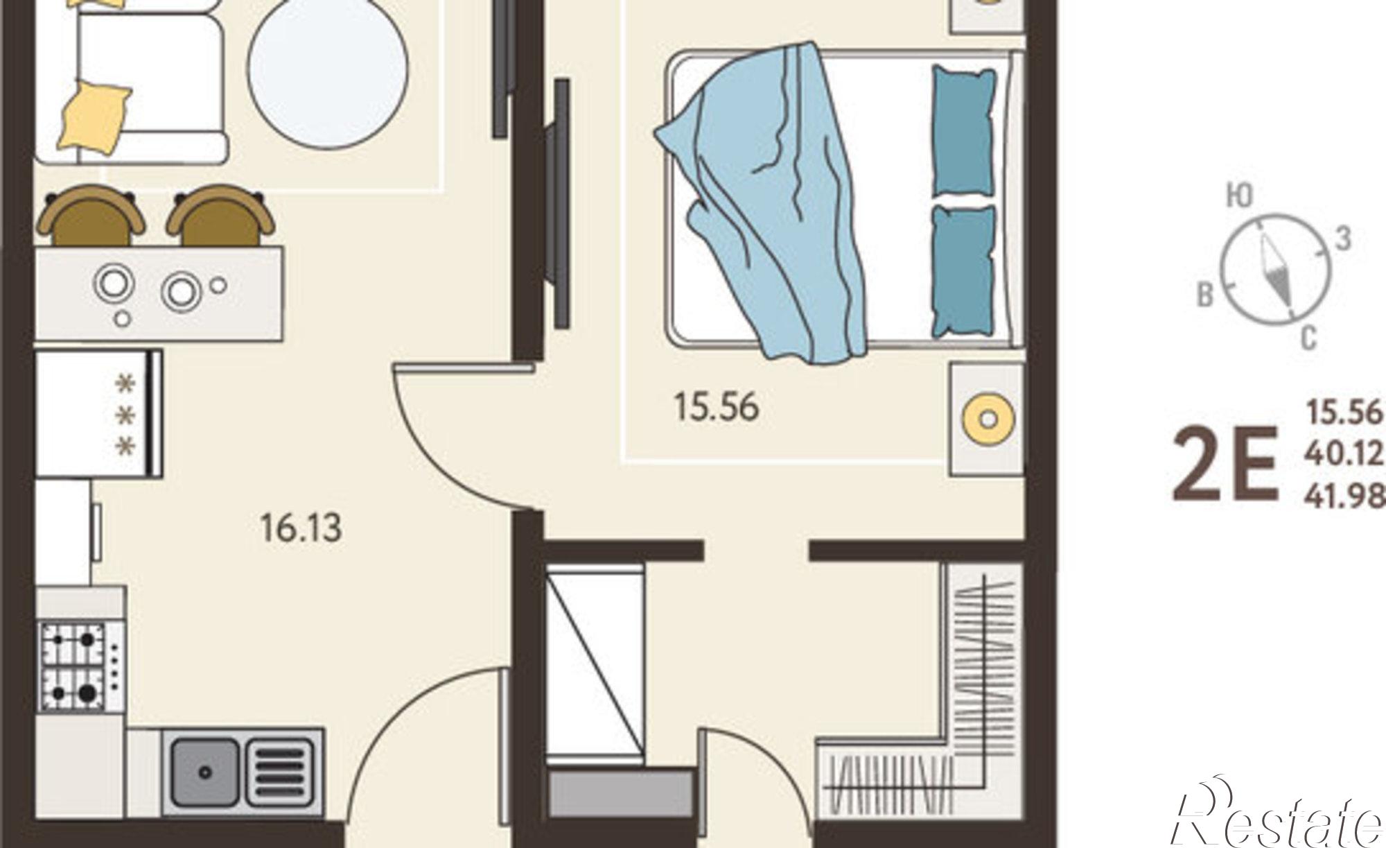 Купить квартиру за 6 653 830 рублей на улица Энгельса, 115