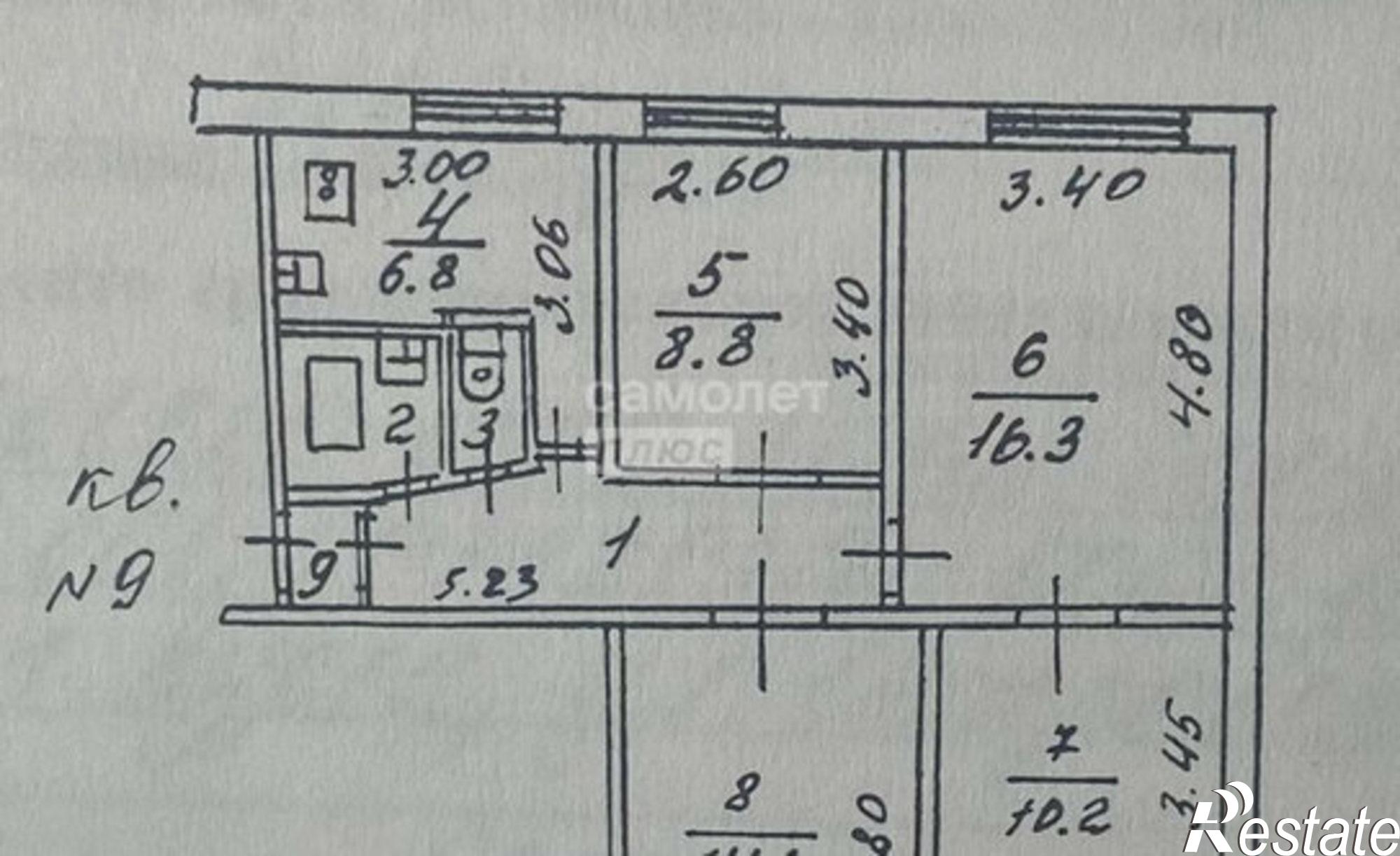 Купить квартиру за 7 550 000 рублей на улица Островского, 10