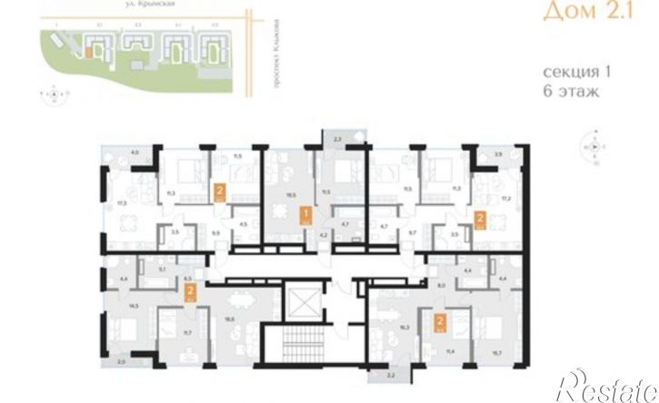 2-комн квартира в новом доме пр-кт Вячеслава Клыкова, 69,  д. 69