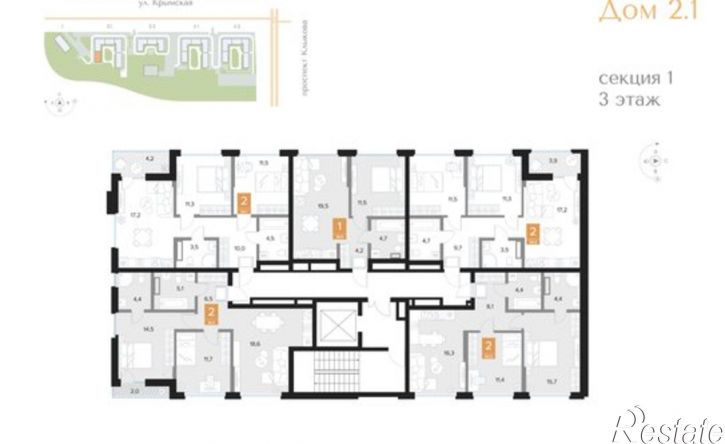 2-комн квартира в новом доме пр-кт Вячеслава Клыкова, 69,  д. 69