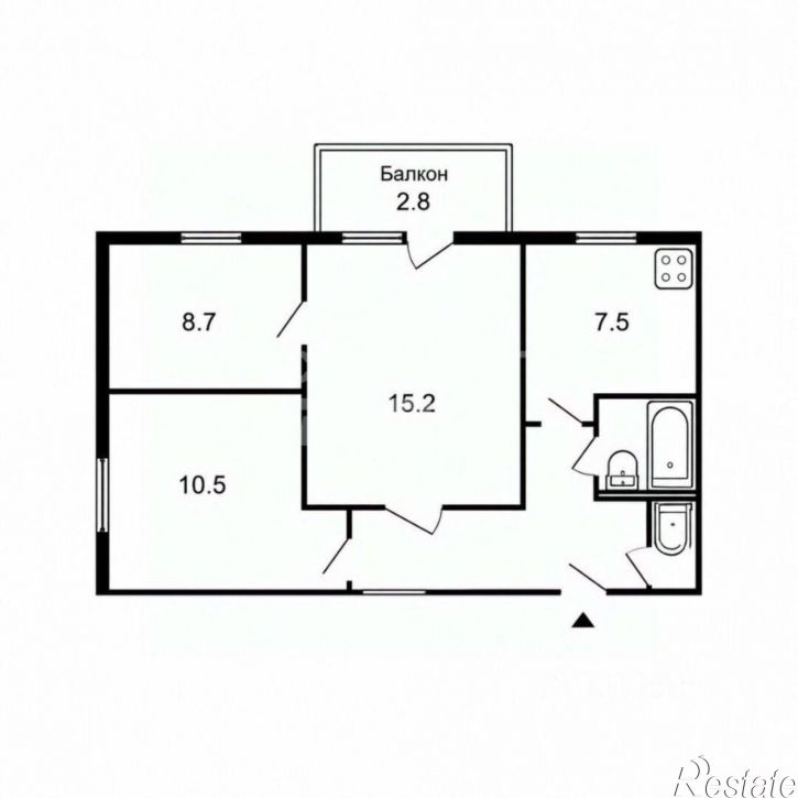 3-комн квартира ул Павлуновского, 112,  д. 112