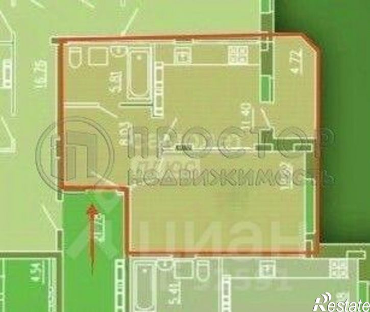 1-комн квартира пр-кт Анатолия Дериглазова, 31,  д. 31