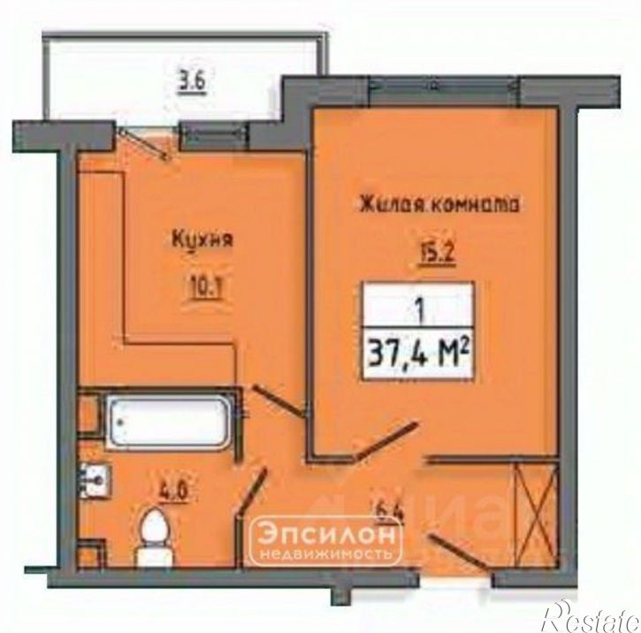 1-комн квартира ул Энгельса, 154Г,  д. 154Г