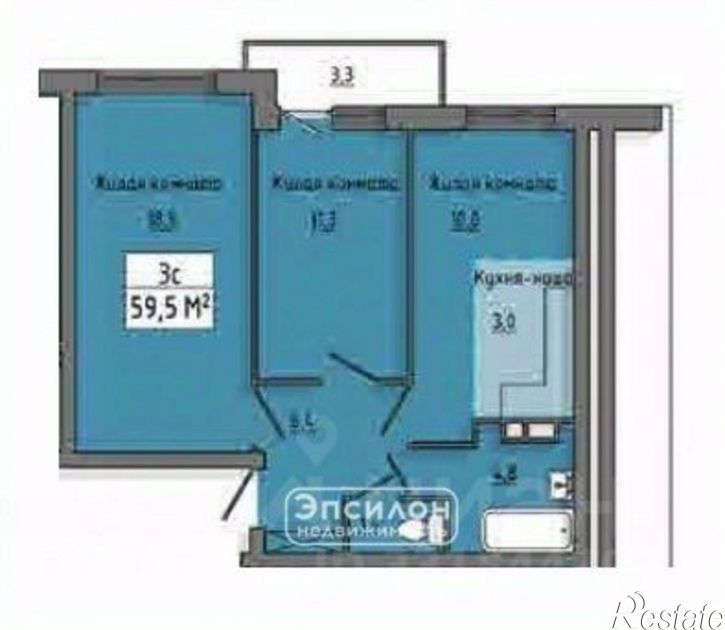 2-комн квартира ул Энгельса, 154Г,  д. 154Г