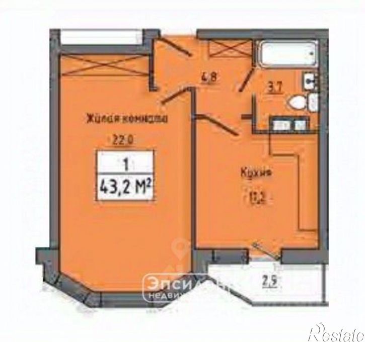 1-комн квартира ул Энгельса, 154Г,  д. 154Г