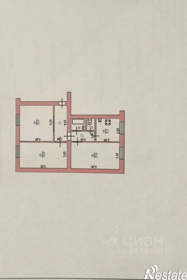 3-комн квартира ул Гайдара, 4,  д. 4
