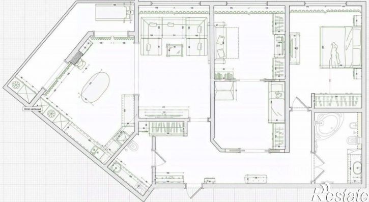 3-комн квартира ул Кати Зеленко, 30,  д. 30