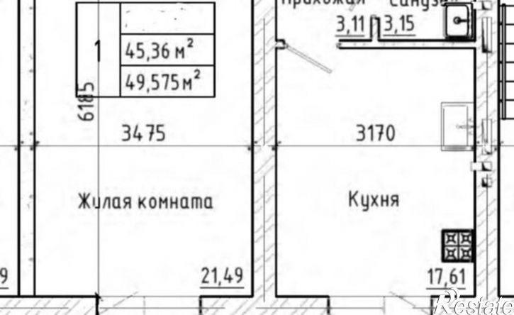 1-комн квартира ул Дубровинского, 28,  д. 28