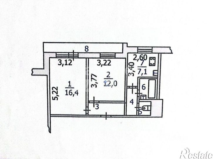 2-комн квартира ул Майский бульвар, 6,  д. 6