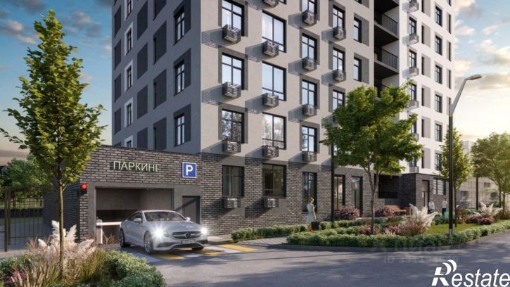 1-комн квартира в новом доме Хуторская улица