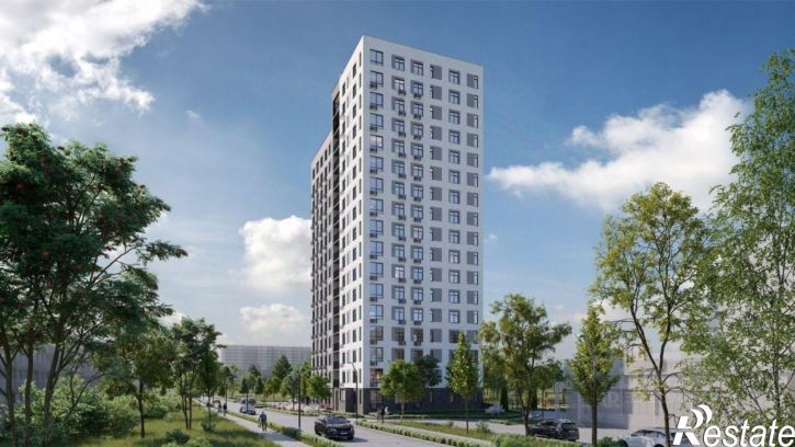 1-комн квартира в новом доме Хуторская улица