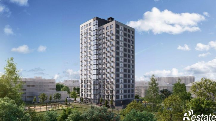1-комн квартира в новом доме Хуторская улица