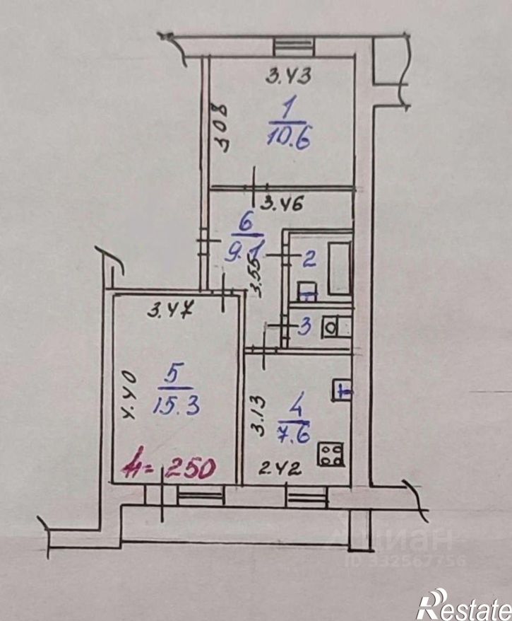 2-комн квартира Элеваторный пр-д, 5,  д. 5