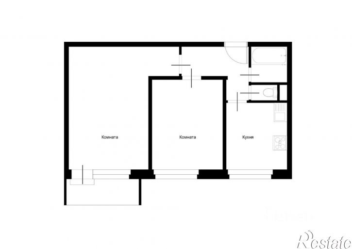 2-комн квартира пер Ольховский 1-й, 5,  д. 5