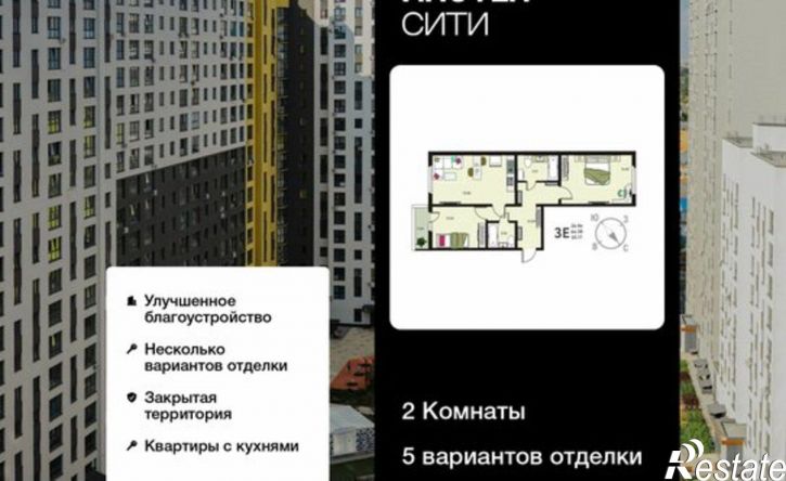 2-комн квартира в новом доме ул Энгельса, 115А/1,  д. 115А/1