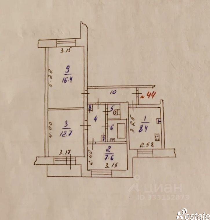 3-комн квартира пр-д Сергеева, 8,  д. 8