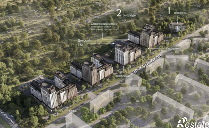 1-комн квартира в новом доме пр-кт Вячеслава Клыкова, 69,  д. 69