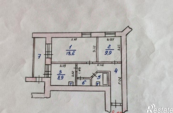 2-комн квартира ул Дубровинского, 1А,  д. 1А