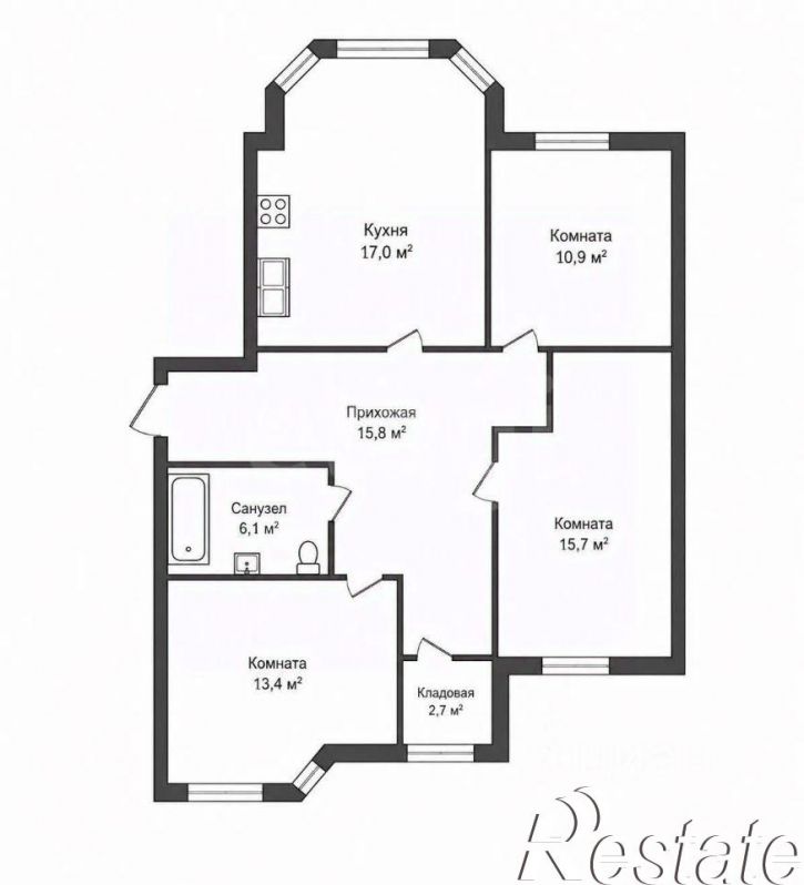 5-комн квартира Садовая улица, 25,  д. 25