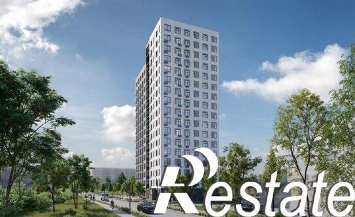 1-комн квартира в новом доме Хуторская улица, 14В,  д. 14В